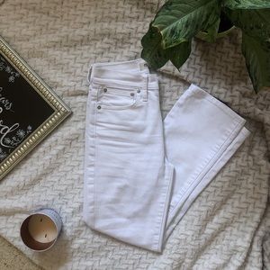 WHITE MADEWELL DENIM JEANS